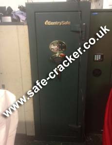 sentry safe open without tools